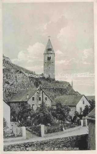 AK / Ansichtskarte Kobern-Gondorf Mosel Rheinland-Pfalz Partie am Glockenturm
