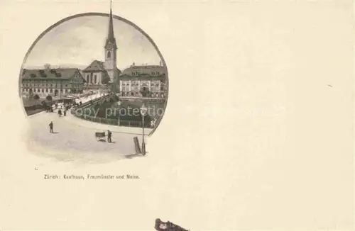 AK / Ansichtskarte ZueRICH  ZH Kaufhaus Fraumuenster und Meise