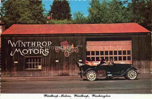 AK / Ansichtskarte Winthrop Washington USA Winthrop Motors