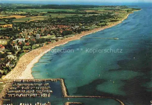 AK / Ansichtskarte GRoeMITZ Ostseebad Fliegeraufnahme