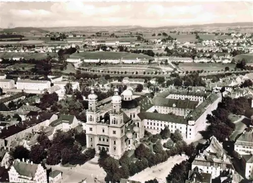 AK / Ansichtskarte KEMPTEN Allgaeu Bayern Fliegeraufnahme mit Kloster