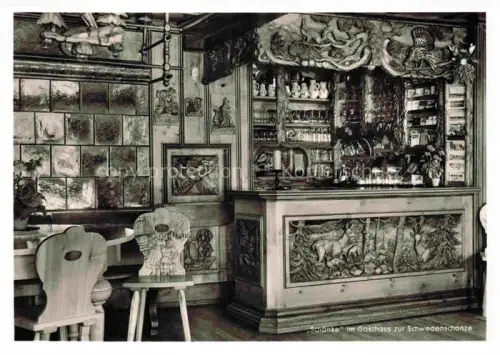 AK / Ansichtskarte Rohrhardsberg Schonach Schwarzwald BW Gasthaus zur Schwedenschanze