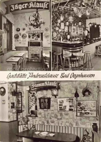 AK / Ansichtskarte BAD OEYNHAUSEN NRW Gaststaette Andreasklause Jaegerklause Bar