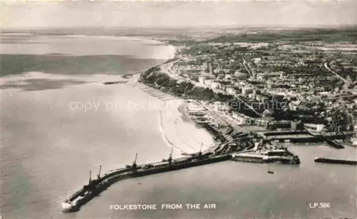 AK / Ansichtskarte FOLKESTONE Shepway Kent UK Fliegeraufnahme