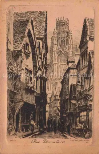 AK / Ansichtskarte ROUEN 76 Rue Damiettes