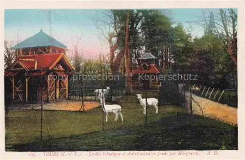 AK / Ansichtskarte TOURS 37 Indre-et-Loire Jardin botanique et d'acclimatation fonde par Margueron