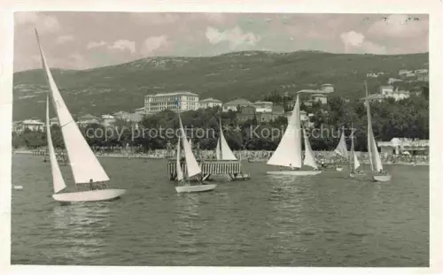 AK / Ansichtskarte CRIKVENICA Crikvenice Croatia Segelpartie