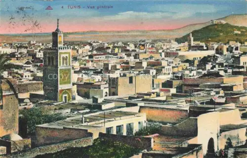 AK / Ansichtskarte TUNIS Tunesie Vue generale