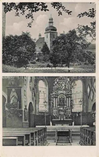 AK / Ansichtskarte Friesenhagen Altenkirchen Westerwald Rheinland-Pfalz Alte Franziskanerkirche Innenansicht Altar