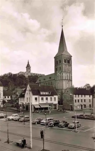 AK / Ansichtskarte Siegburg NRW Markt Servatiuskirche Abtei Michaelsberg
