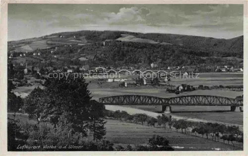 AK / Ansichtskarte Vlotho Panorama Luftkurort an der Weser
