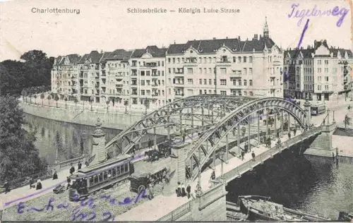 AK / Ansichtskarte CHARLOTTENBURG-WILMERSDORF BERLIN Schlossbruecke Koenigin Luise-Strasse