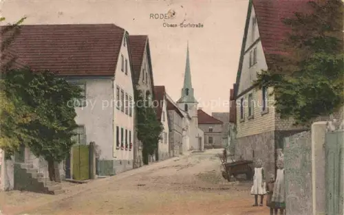 AK / Ansichtskarte Roden Unterfranken Main-Spessart Bayern Obere Dorfstrasse