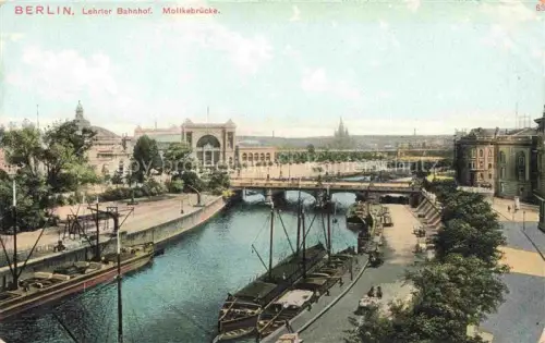 AK / Ansichtskarte BERLIN Lehrter Bahnhof Moltkebruecke