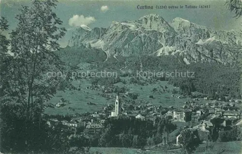 AK / Ansichtskarte Cortina d Ampezzo Veneto IT Panorama verso le Tofane