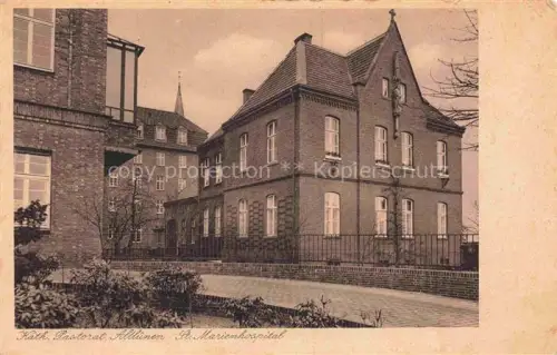 AK / Ansichtskarte Luenen UNNA NRW Katholisches Pastorat St. Marienhospital