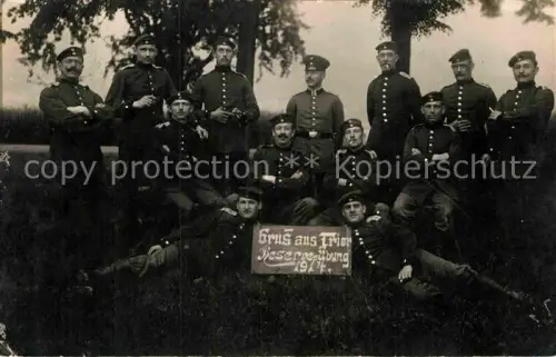 AK / Ansichtskarte TRIER Reserveuebung  Gruppenfoto