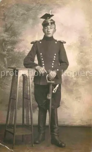 AK / Ansichtskarte Militaria Ulaner Ulanen Kavallerie Wk1 Foto Portrait