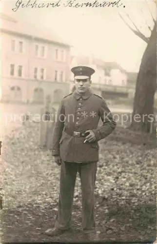 AK / Ansichtskarte ULM  Donau Wk1 Kasern Foto Soldat Portrait