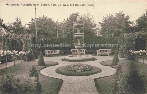 AK / Ansichtskarte ZueRICH  ZH Gartenbau Ausstellung 1912 Park