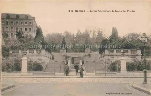 AK / Ansichtskarte RENNES 35 Ille-et-Vilaine La nouvelle Entree du Jardin des Plantes
