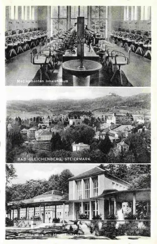 AK / Ansichtskarte Bad Gleichenberg Steiermark AT Inhalatorium Panorama Kurmittelhaus mit Haupteingang
