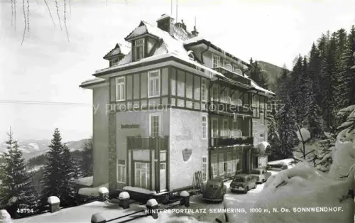 AK / Ansichtskarte Semmering Niederoesterreich AT Sonnwendhof