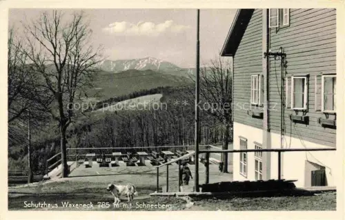 AK / Ansichtskarte Pernitz Muggendorf Niederoesterreich AT Schutzhaus Waxeneck