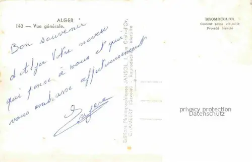 AK / Ansichtskarte Alger Michigan USA Vue generale