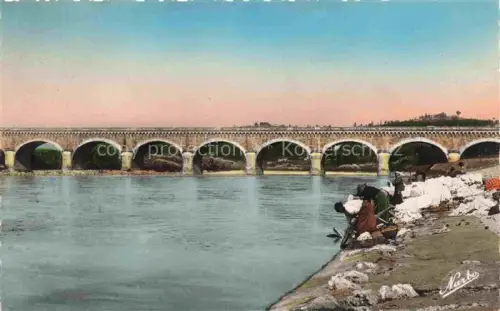 AK / Ansichtskarte AGEN 47 Lot-et-Garonne Le Pont canal sur la Garonne