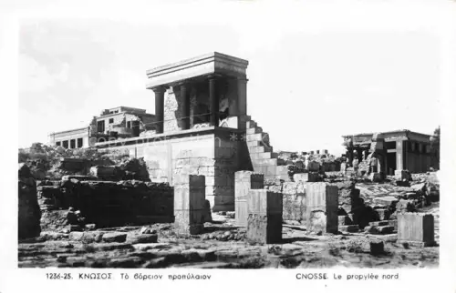 AK / Ansichtskarte Cnosse Knossos Kreta Greece Le propylee nord