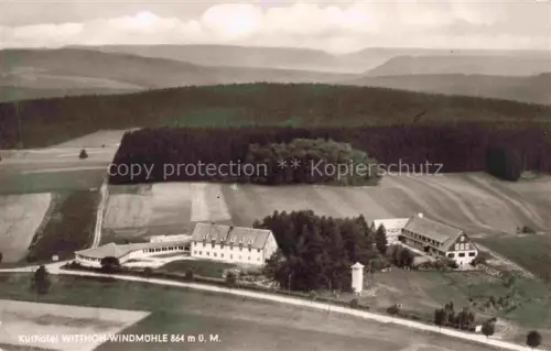 AK / Ansichtskarte Hattingen Immendingen BW Kurhotel Witthoh Windmuehle Fliegeraufnahme
