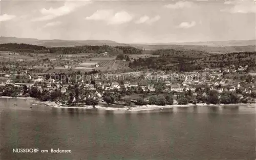 AK / Ansichtskarte Nussdorf Bodensee ueberlingen BW Fliegeraufnahme