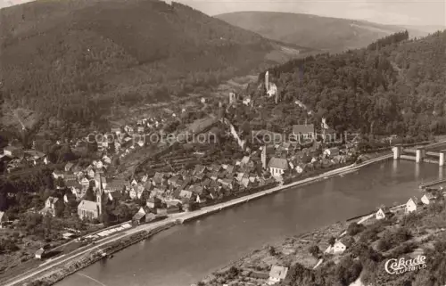 AK / Ansichtskarte Hirschhorn Neckar Hessen Fliegeraufnahme