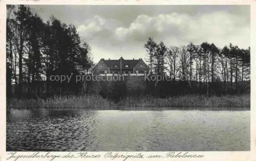 AK / Ansichtskarte Zechlinerhuette Rheinsberg Jugendherberge des Kreis Ostprignitz am Prebelowsee