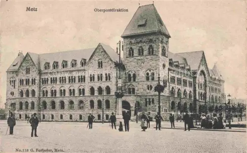 AK / Ansichtskarte METZ  57 Moselle Oberpostdirektion