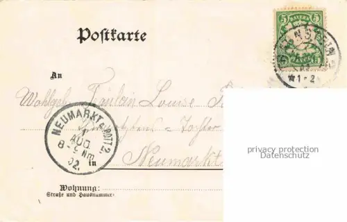 AK / Ansichtskarte Bruendlingalm 1161m Hochfelln Chiemgau Bayern Berghaus mit dem Hochfellen