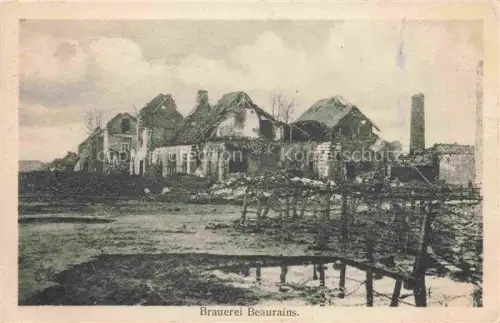 AK / Ansichtskarte Beaurains ARRAS 62 Pas-de-Calais Brauerei Ruines Grande Guerre Truemmer 1. Weltkrieg