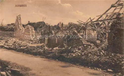 AK / Ansichtskarte Angres LENS 62 Pas-de-Calais Ruines Grande Guerre Truemmer 1. Weltkrieg
