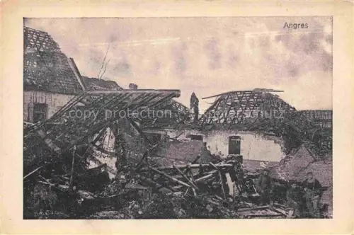 AK / Ansichtskarte Angres LENS 62 Pas-de-Calais Ruines Grande Guerre Truemmer 1. Weltkrieg