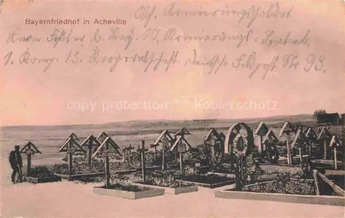 AK / Ansichtskarte Acheville ARRAS 62 Pas-de-Calais Bayernfriedhof