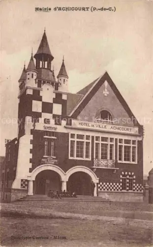 AK / Ansichtskarte Achicourt ARRAS 62 Pas-de-Calais Hôtel de Ville