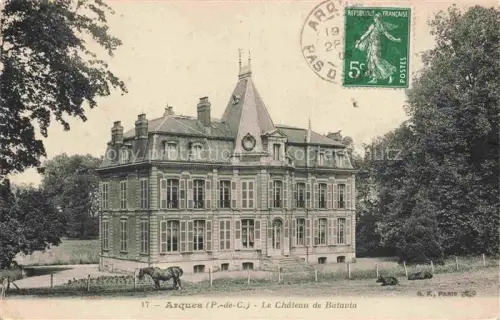 AK / Ansichtskarte Arques  Saint-Omer 62 Pas-de-Calais Château de Batavia