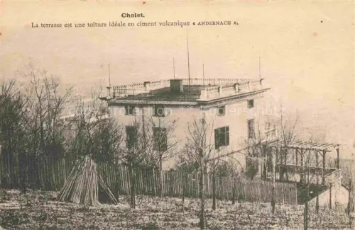 AK / Ansichtskarte Anvin ARRAS 62 Pas-de-Calais Chalet Terrasse toîture idéale en ciment volcanique Andernach