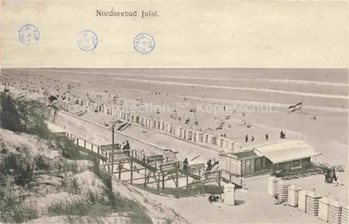 AK / Ansichtskarte JUIST Nordseebad Kuestenpanorama Strand
