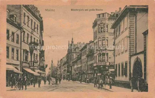 AK / Ansichtskarte MAINZ  Rhein Muensterplatz und grosse Bleiche