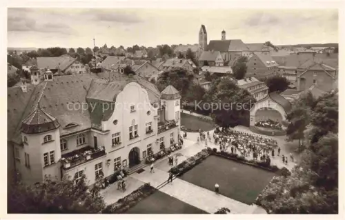 AK / Ansichtskarte BAD WoeRISHOFEN Panorama Blick auf Kurhaus und Kurgarten