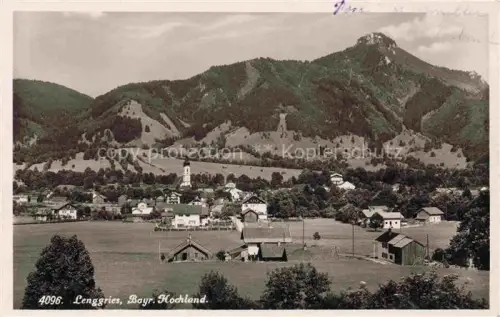 AK / Ansichtskarte Lenggries Bayern Panorama Bayerisches Hochland