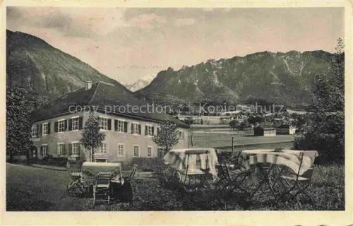 AK / Ansichtskarte BAD REICHENHALL Gasthof Schwarzbach Alpenblick