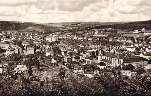 AK / Ansichtskarte Pruem Eifel Rheinland-Pfalz Panorama Bick auf die Eifelstadt